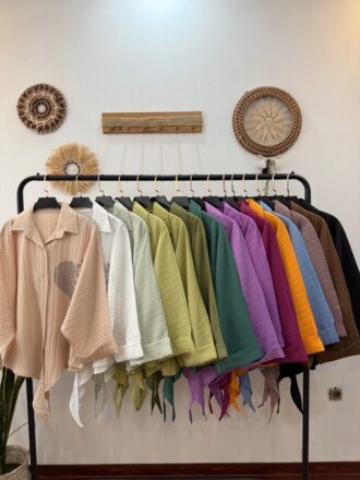 شومیز گره ای نگینی - Image 6
