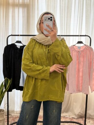شومیز مانتویی بهاره زنانه - Image 12