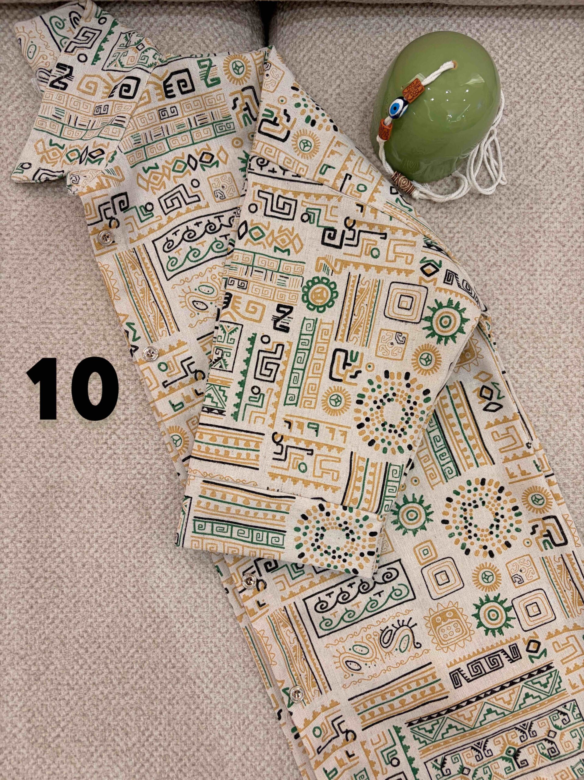 مانتو شومیز لینن زنانه - Image 33