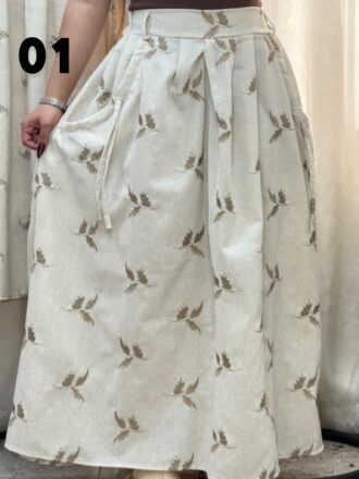 دامن زنانه لینن خامه دوزی - Image 28