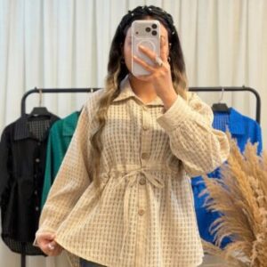 مانتو شومیز جلو گره ای عروسکی