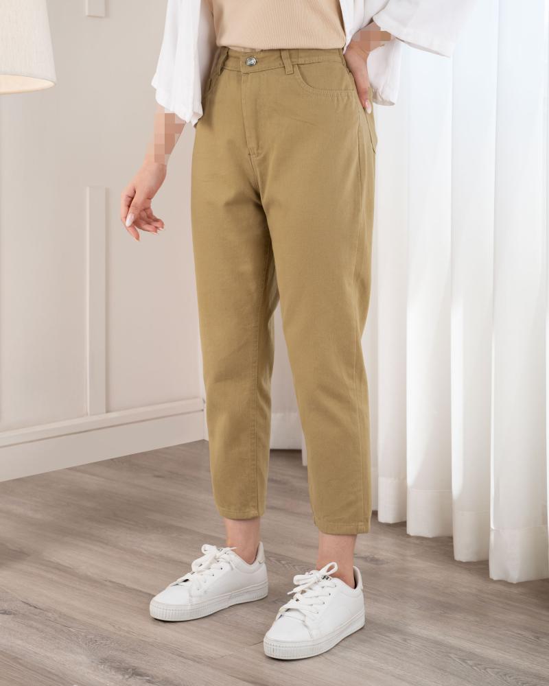 شلوار کتان مام استایل زنانه - Image 7