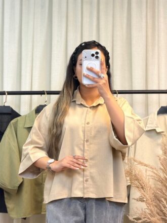 شومیز باکسی لش زنانه - Image 6