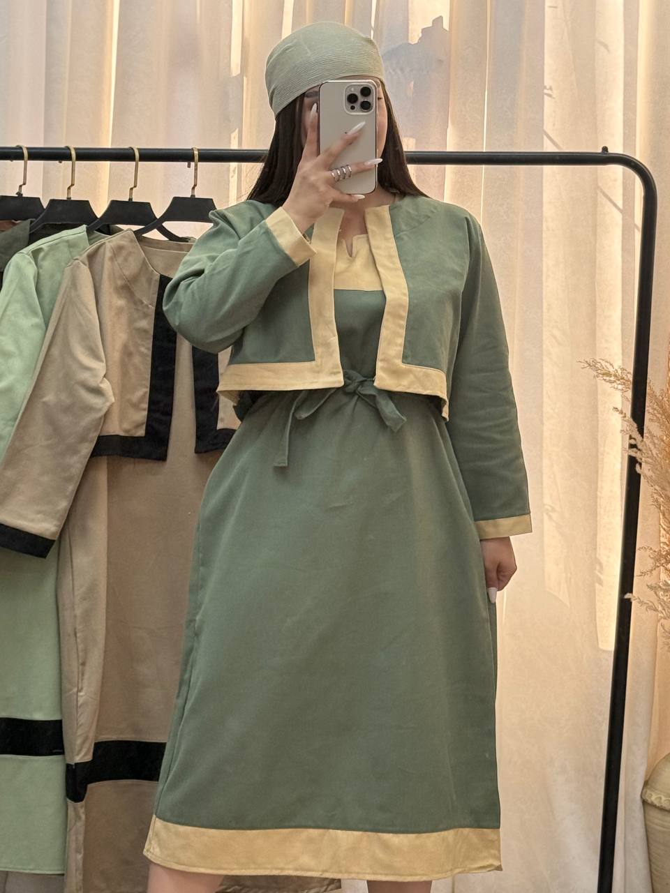 کت و سارافون زنانه کتان