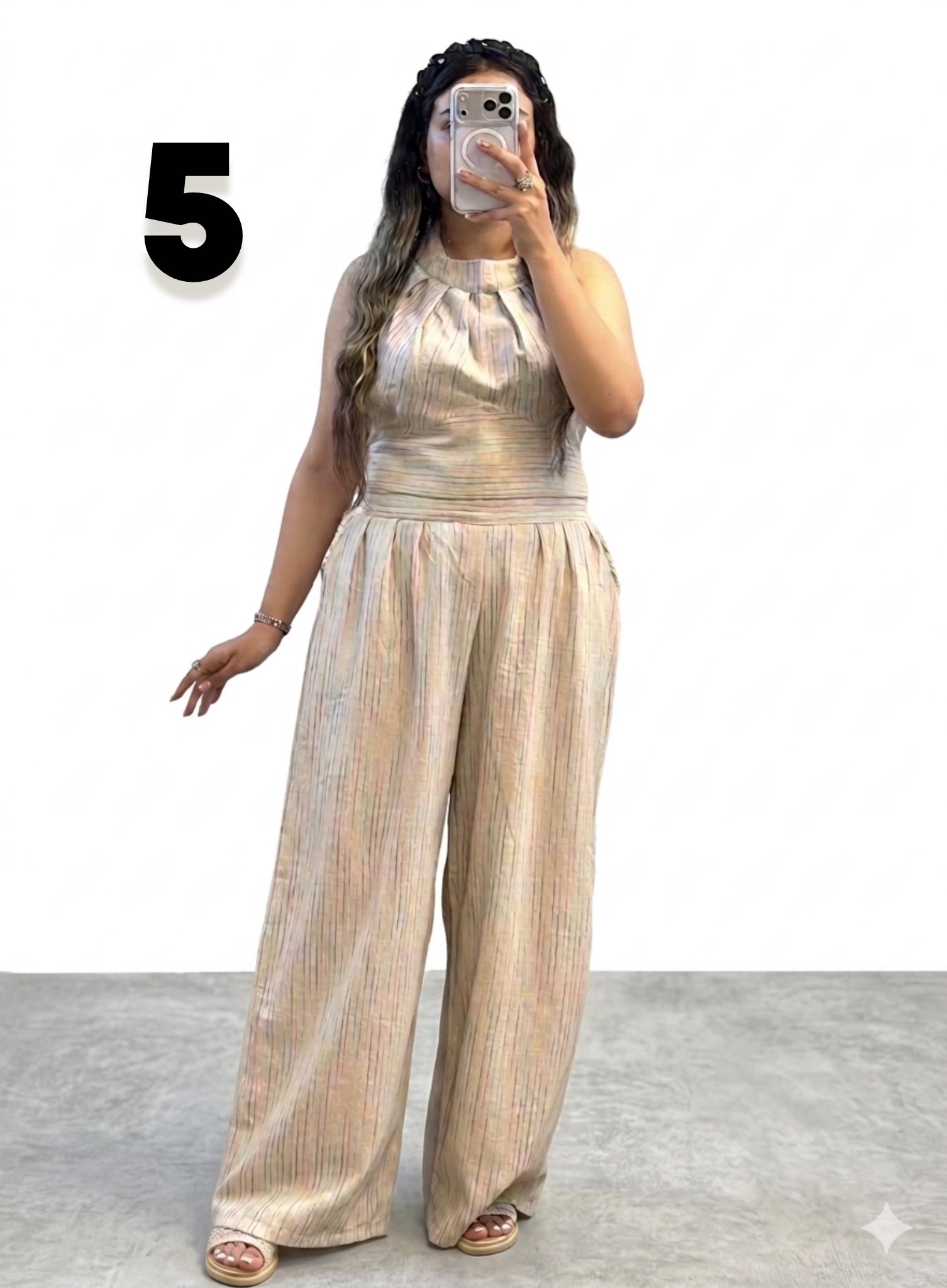 ست کراپ و شلوار زنانه ترند - Image 25