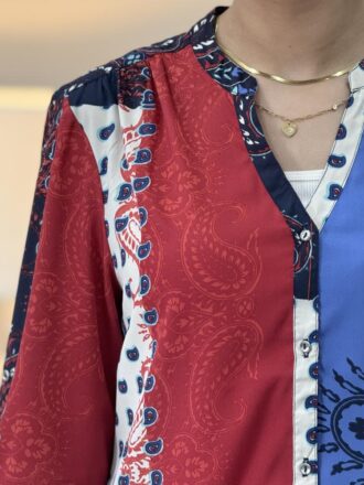 شومیز کرپ ترمه زنانه - Image 6