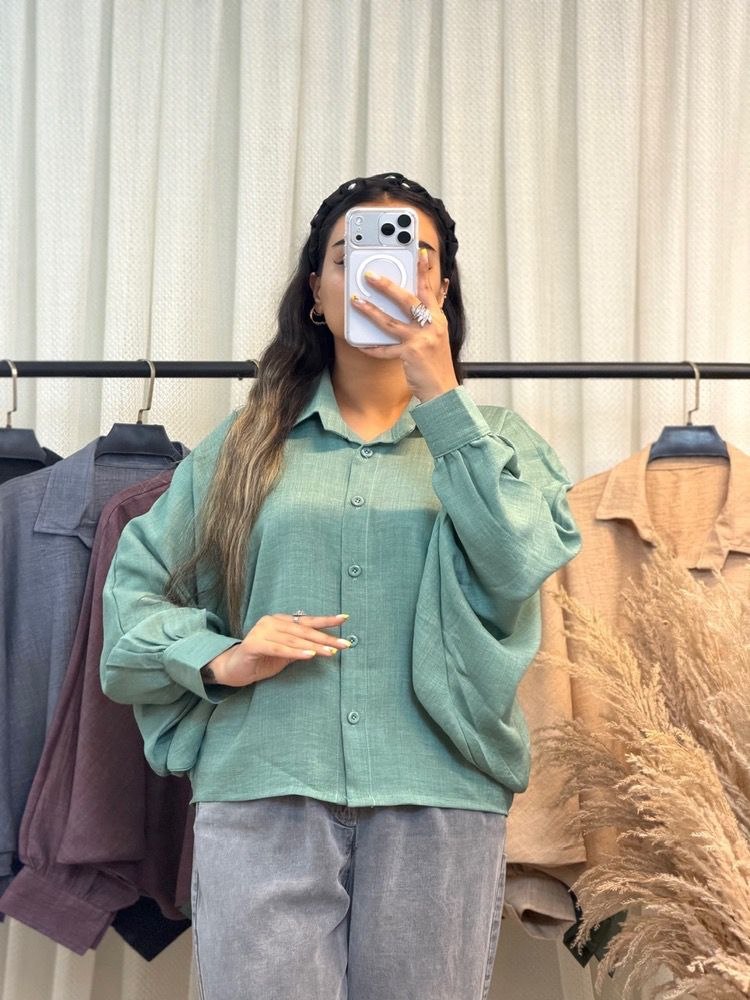 شومیز خفاشی شانتون زنانه - Image 13