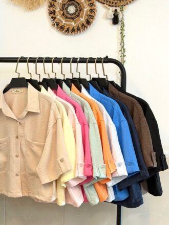 شومیز کراپ پاستیلی تابستانه - Image 24